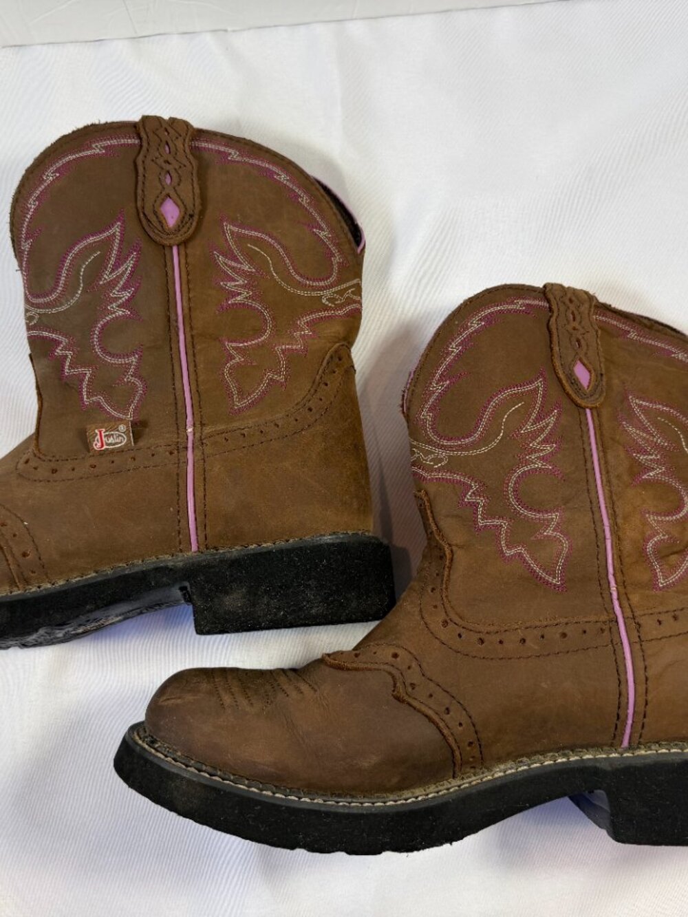 EUC Justin Gypsy Gemma Women's Leather Western Boots, Size 10.5 - Picture 7 of 12